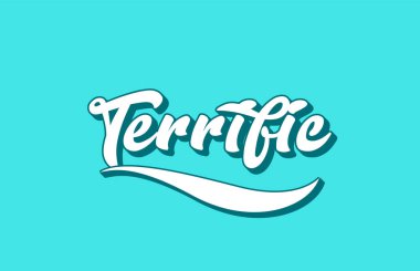 Müthiş el tipografi tasarımı için Word metni yazılı. Bir logo, marka veya kartı için kullanılabilir