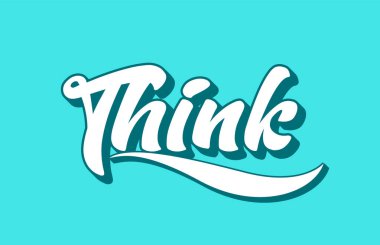 el yazılı Word metni tipografi tasarımı için düşünüyorum. Bir logo, marka veya kartı için kullanılabilir