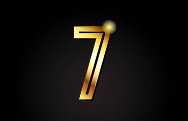 Bir şirket veya işletme için uygun 7 numaralı logo tasarımı