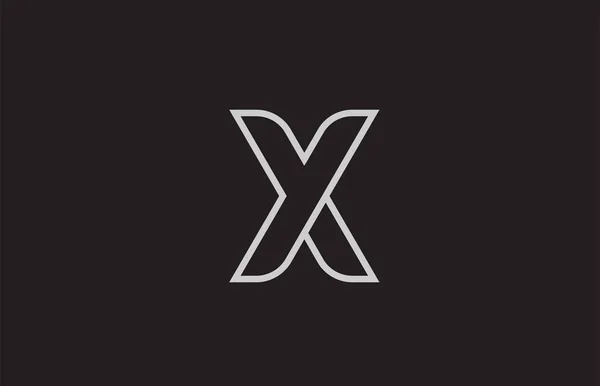 Schwarz Weißes Alphabet Buchstabe Logo Design Geeignet Für Ein Unternehmen — Stockvektor