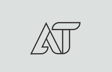 bir şirket veya işletme için uygun bir t logo kombinasyon tasarımında siyah ve beyaz alfabe harfi