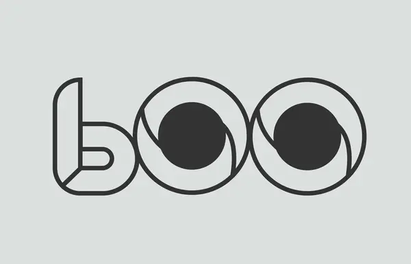 Schwarz Weiß Zahl 600 Logo Design Geeignet Für Ein Unternehmen — Stockvektor