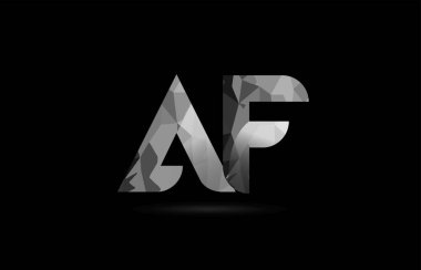 bir şirket veya iş için uygun bir f logosu kombinasyon dizaynı için siyah ve beyaz alfabe harfi