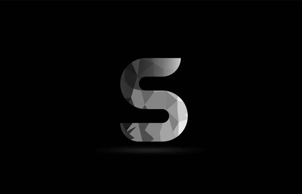 Alphabet Noir Blanc Lettre Logo Design Adapté Une Entreprise Une — Image vectorielle