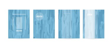 Broşür veya kartı tasarımı için en az kapak konsepti. Basit ve şık modern bir görünüme sahip. Eps10 vektör