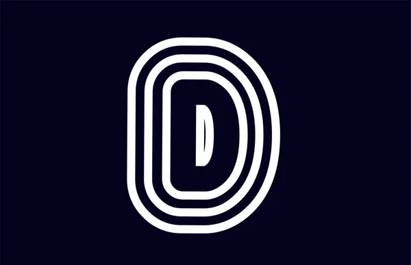 Preto Branco Alfabeto Letra Logotipo Design Adequado Para Uma Empresa —  Vetores de Stock