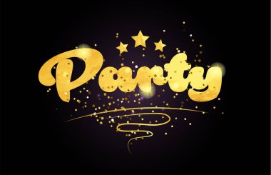 yıldız ve altın renkli kart simgesini veya tipografi logo tasarımı için uygun sözcük