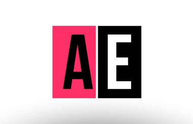 Alfabe harfi logo kombinasyonu bir şirket veya iş için uygun siyah beyaz renkli e-tasarım