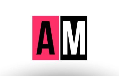 alfabe harfi logo kombinasyonu bir şirket veya iş için uygun siyah beyaz renkte m tasarımı