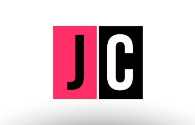 alfabe harfi logo kombinasyonu jc j c tasarımı ile bir şirket veya iş için uygun siyah beyaz renkler