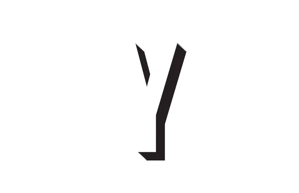 Γράμμα Ασπρόμαυρου Αλφαβήτου Κατάλληλο Λογότυπο Για Μια Εταιρεία Επιχείρηση — Διανυσματικό Αρχείο