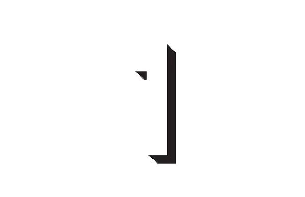 Ασπρόμαυρο Αριθμός Κατάλληλος Λογότυπος Για Εταιρεία Επιχείρηση — Διανυσματικό Αρχείο