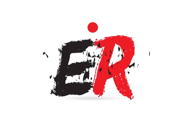 Bir Şirket Veya Işletme Için Logo Olarak Uygun Grunge Deseni — Stok Vektör