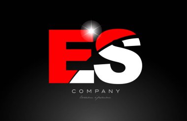 kırmızı beyaz alfabe harfi kombinasyonu e 'nin logo simgesi dizaynı bir şirket veya iş için uygundur