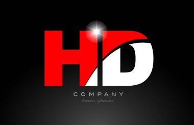 kırmızı beyaz alfabe harf kombinasyonu HD h logo dizaynı bir şirket veya iş için uygun
