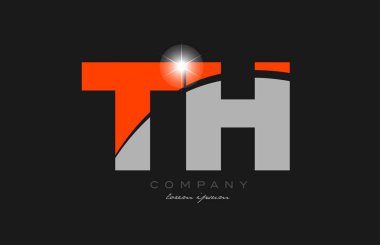 Gri turuncu alfabe logosu dizaynında bir şirket veya işletme için uygun t harfi kombinasyonu