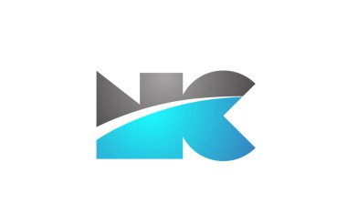 alfabe harfi nc n c logo şirket simgesi tasarımı