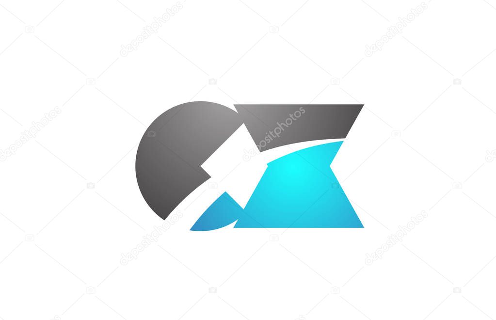 alphabet letter cx c x logo company icon design