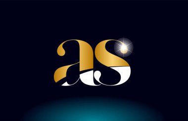 bir s logo kombinasyonu şirket simgesi olarak altın alfabe s harfi