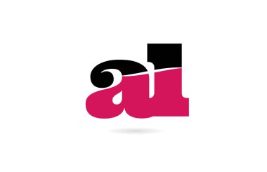 bir s pembe ve siyah alfabe harf kombinasyonu logo simgesi desi olarak