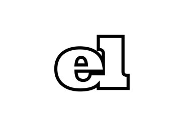 bağlı el e l siyah ve beyaz alfabe harf kombinasyonu günlüğü