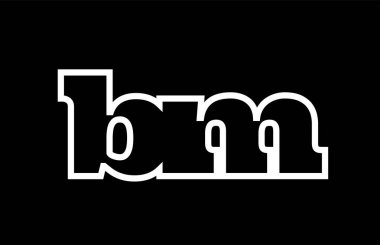 bağlı bm b m siyah beyaz alfabe harf kombinasyonu günlüğü