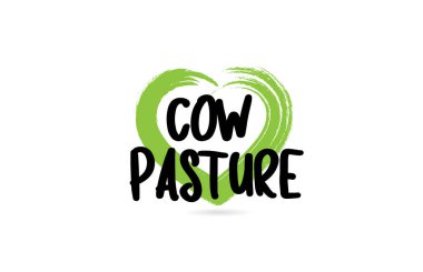 yeşil aşk kalp şekli simgesi ile mera metin kelime