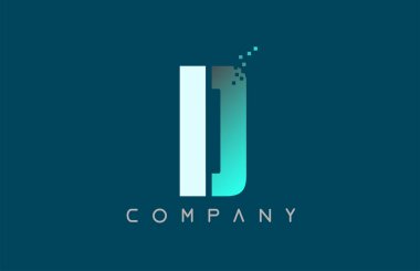 alfabe harfi D logo şirket simgesi tasarımı