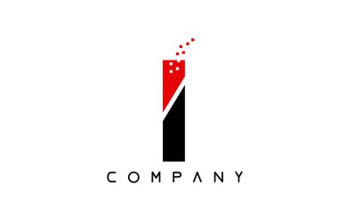 alfabe harfi I logo şirket simgesi tasarımı