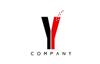 alfabe harfi Y logo şirket simgesi tasarımı