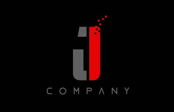 Lettre alphabet J logo entreprise icône design — Image vectorielle