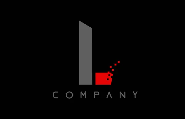 Lettre alphabet L logo entreprise icône design — Image vectorielle