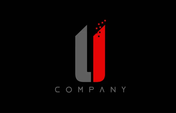 Alphabet letter U logo company icon design — Stock Vector