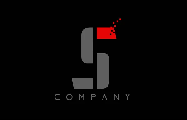 Lettre alphabet S logo entreprise icône design — Image vectorielle