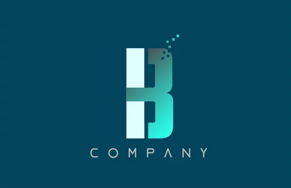 वर्णमाला अक्षर बी लोगो कंपनी प्रतीक डिजाइन — स्टॉक वेक्टर