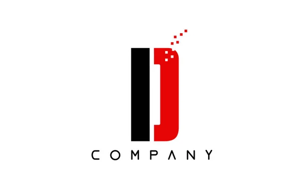 Lettre alphabet D logo entreprise icône design — Image vectorielle