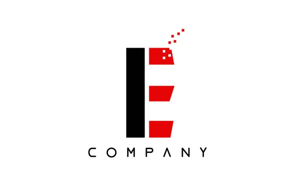 Alfabeto letra E logotipo empresa ícone design — Vetor de Stock