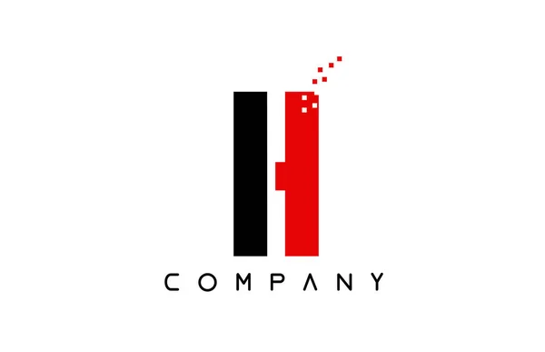 Lettre alphabet H logo entreprise icône design — Image vectorielle