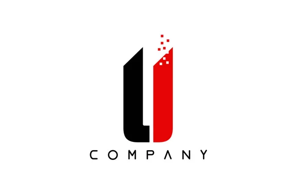 Alfabet litera U logo firmy projekt ikona — Wektor stockowy