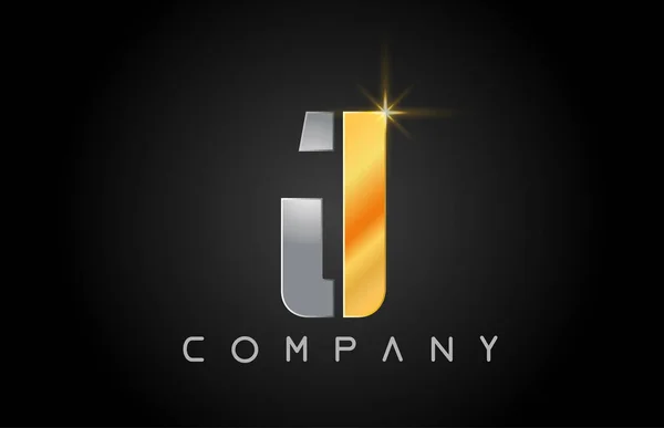 Alphabet buchstabe j logo firma icon design — Stockvektor