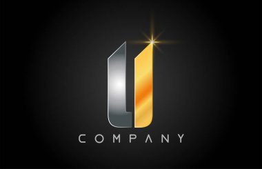 alfabe harfi U logo şirket simgesi tasarımı