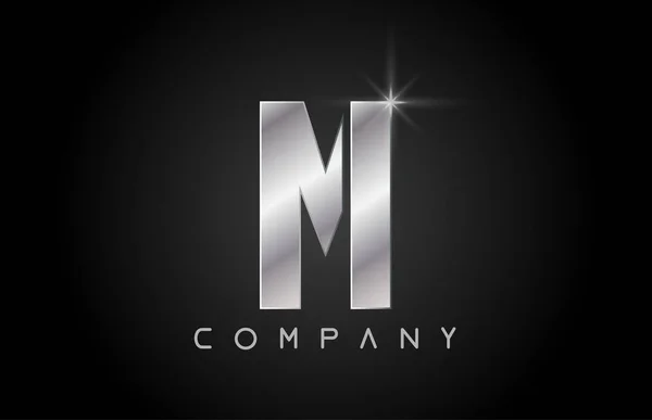 Alphabet buchstabe m logo firma icon design — Stockvektor