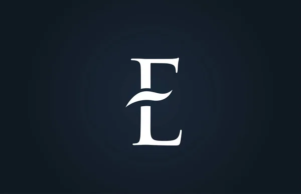 Icon Alfabet Letter Logo Ontwerp Geschikt Voor Een Bedrijf Bedrijf — Stockvector