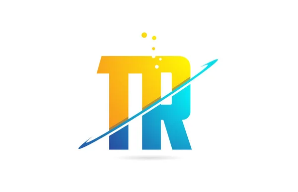 Αλφάβητο επιστολή TR T R συνδυασμός για το λογότυπο εταιρεία σχέδιο εικονίδιο — Διανυσματικό Αρχείο