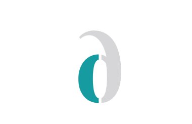 d alfabe harfi logo tasarımı bir şirket veya iş için uygun