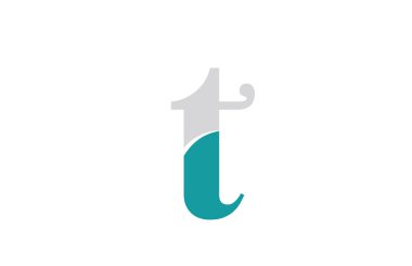 t alfabe harfi logo tasarımı bir şirket veya iş için uygun