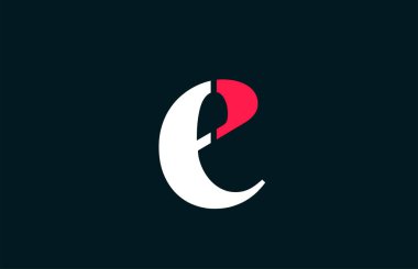 e alfabe harfi logo tasarımı bir şirket veya iş için uygun