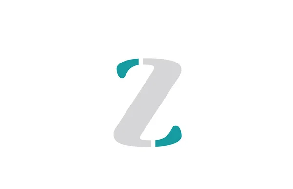 Z alfabeto letra logo diseño adecuado para una empresa o negocio — Archivo Imágenes Vectoriales