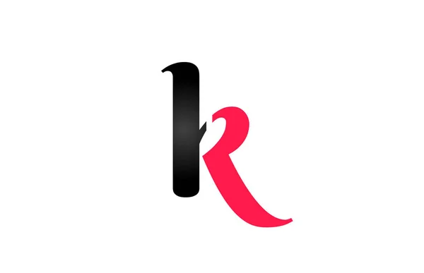 회사 또는 비즈니스에 적합한 k 알파벳 문자 로고 디자인 — 스톡 벡터