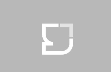 şirket logosu simgesi için gri beyaz renklerde alfabe harfi y